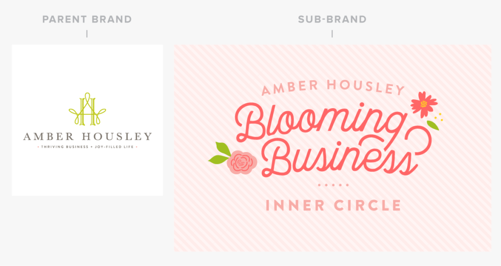Amber Housley Sub Brand Example