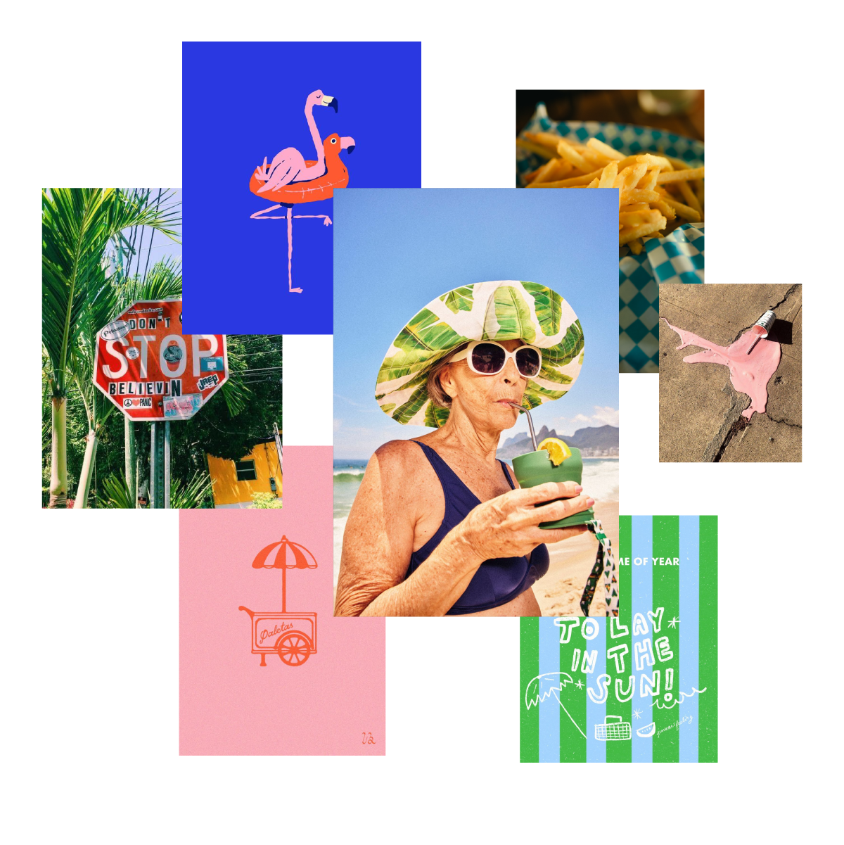 evolving labels: August mood board